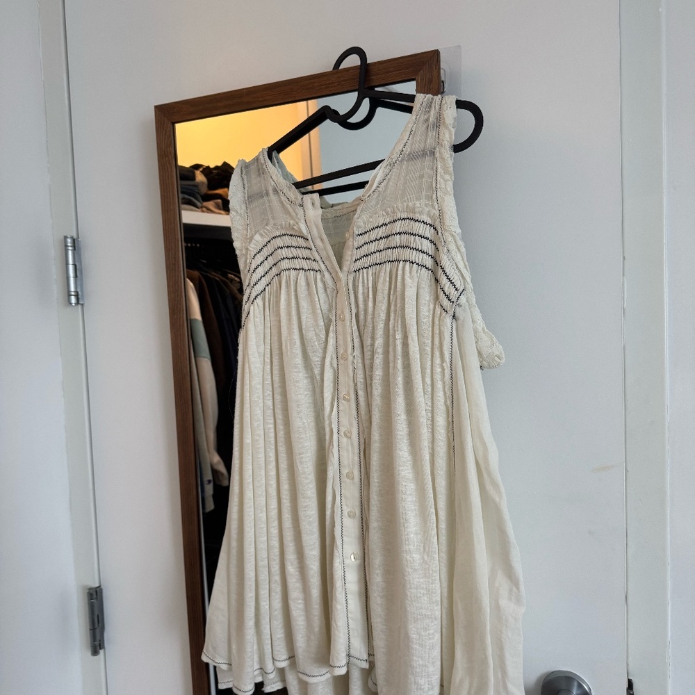 Free People White Indie Dress